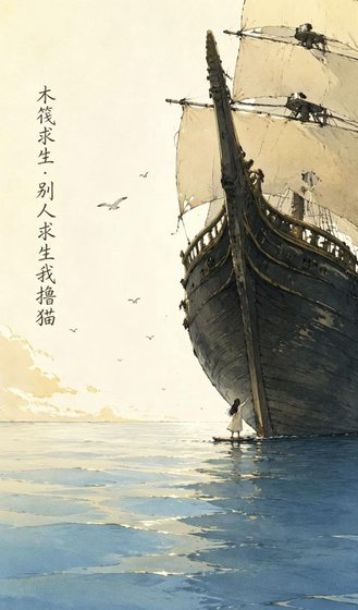 木筏求生·别人求生我撸猫